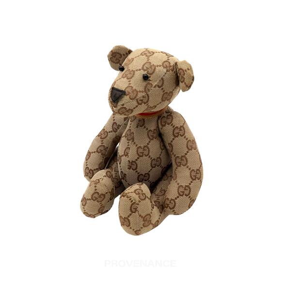 🔴 Gucci Teddy Bear - GG Canvas Tan - Picture 2 of 7